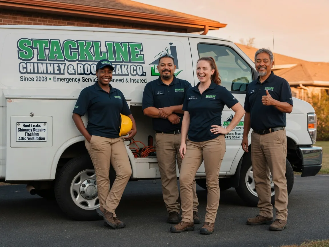 Chimney flashing repair company in Paola, KS